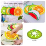 Fruit Hand Kitchen Towel 4pcs Set