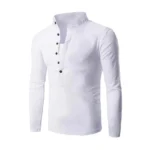 Granded Collar Style Full-Sleeve Summer T Shirt 03
