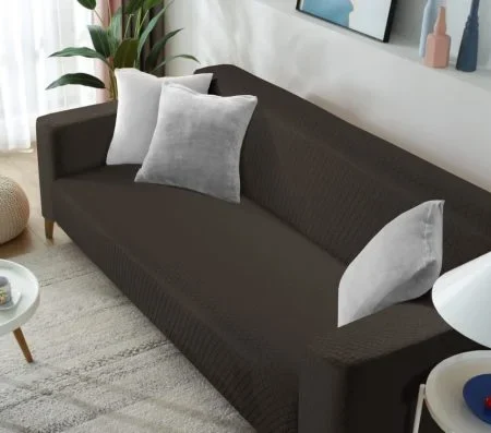 TERRY SQUENCE STRETCHY SOFA COVERS | Grey