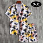 All-Over 3D Printed Premium Quality Dry-Fit 2-Pcs Summer Suit.