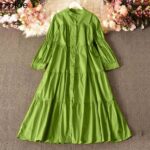 Western Patch-Work Style Long Frock.