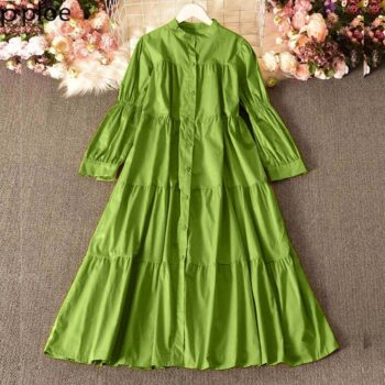 Western Patch-Work Style Long Frock.