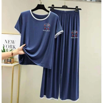 Contrast Tape-Style Logo-Printed 2-Pcs Lounge And Night Wear Suit. WLW-07 Contrast Tape-Style Logo-Printed 2-Pcs Lounge And Night Wear Suit. WLW-07 Contrast Tape-Style Logo-Printed 2-Pcs Lounge And Night Wear Suit. WLW-07 Contrast Tape-Style Logo-Printed 2-Pcs Lounge And Night Wear Suit. WLW-07 Contrast Tape-Style Logo-Printed 2-Pcs Lounge And Night Wear Suit. WLW-07