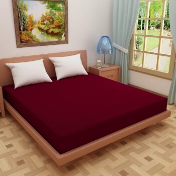 WATER PROOF MATTRESS PROTECTOR - MAROON