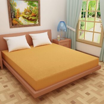 WATER-PROOF MATTRESS PROTECTOR - FAWN