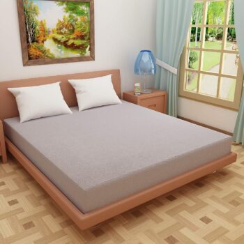 WATER-PROOF MATTRESS PROTECTOR - GREY