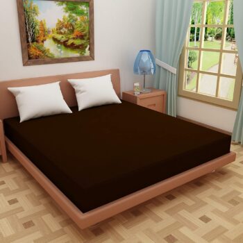 WATER PROOF MATTRESS PROTECTOR - DARK BROWN