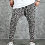 Cross Lining Printed Trouser