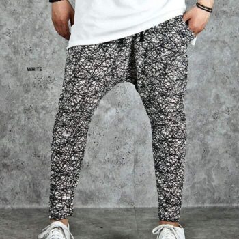 Cross Lining Printed Trouser