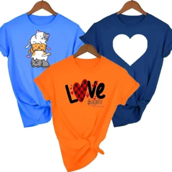Bundle Of 3 Funky Printed T-shirt's D-4