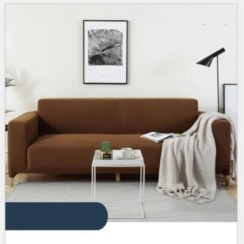 Sofa Cumbed Dustproof Cover - Chocolate