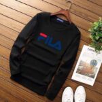 Printed Round-Neck Full-Sleeve Tshirt