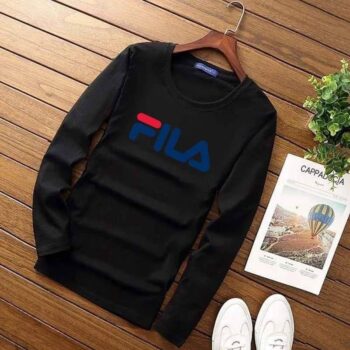 Printed Round-Neck Full-Sleeve Tshirt
