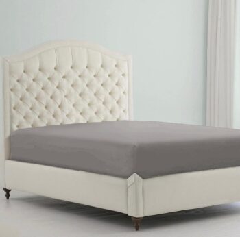 Jersey Bed Fitted Sheets- Light Grey