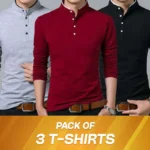 Pack of 3 Azoda Tipping Collar T-Shirts (MBHG)