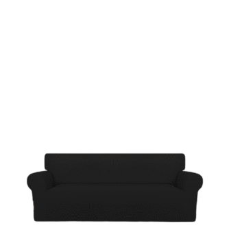Sofa Cover Cotton Jersey Fabric - Black