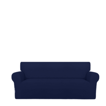 Sofa Cover Cotton Jersey Fabric - Blue
