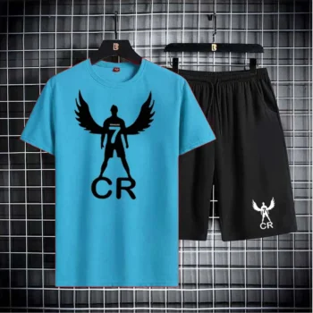 CR7 Wings Casual Printed 2 Pieces Summer Suit