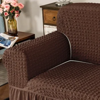 Dark Brown Bubble Style Sofa Cover