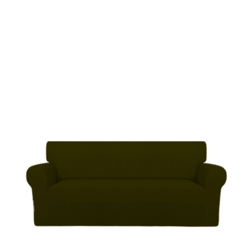 Sofa Cover Cotton Jersey Fabric - Mehandi Green