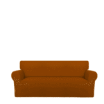 Sofa Cover Cotton Jersey Fabric - Mustard