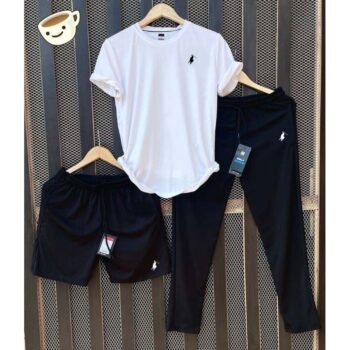 Polo Horse Bundle Of 3 Dry-Fit Premium Quality Summer Suit.