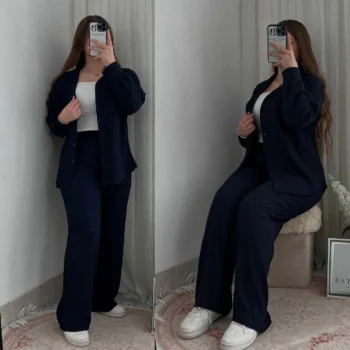 Bayad Western Shirt Style 2-Pcs Stiched Co-Ord Set