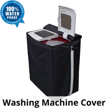 Dual Tub Washing Machine Cover Waterproof- Zipper Closure